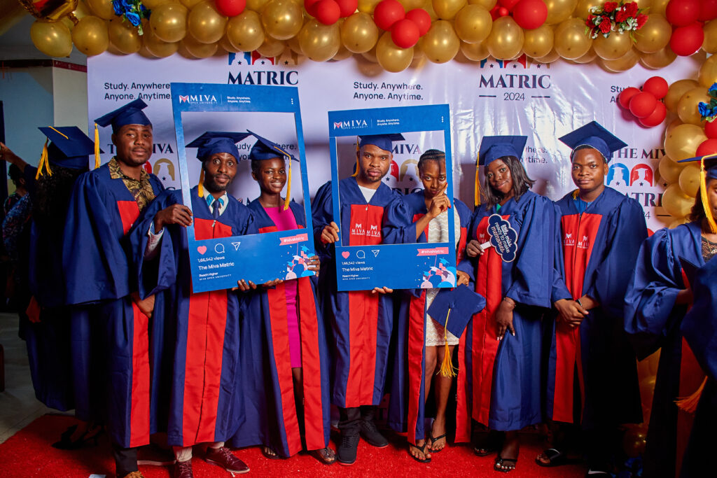 Some of the 2024 matriculating students of Miva in Lagos