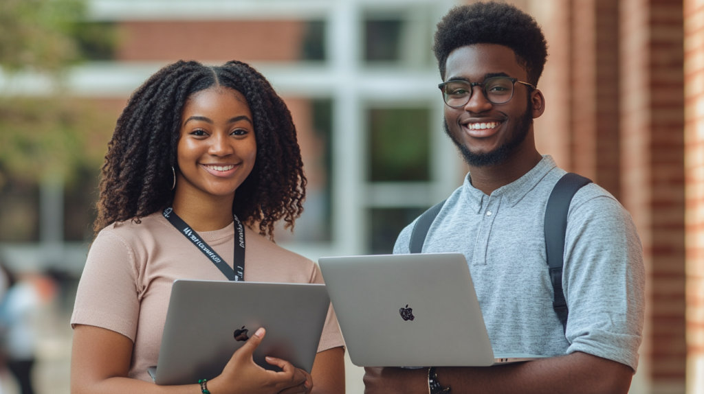 Two black students