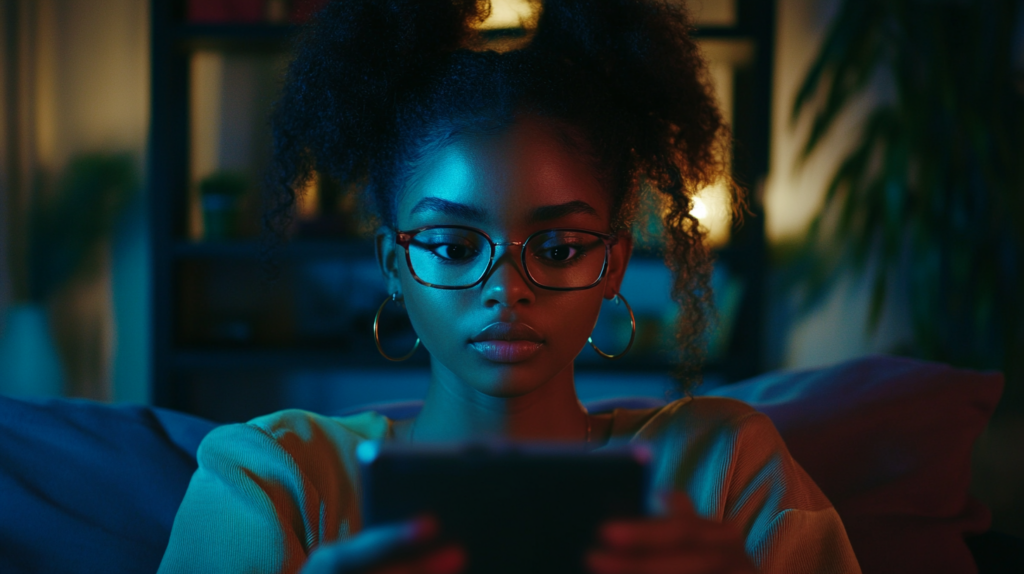 A lady using a tablet_AI Reliance vs AI Readiness